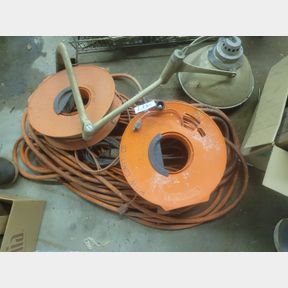 Assorted heavy duty and other electrical cords