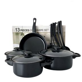 13 Piece Cookware Set Non Stick and Simpsons Gift Bag | ONE POT HANDLE BROKEN