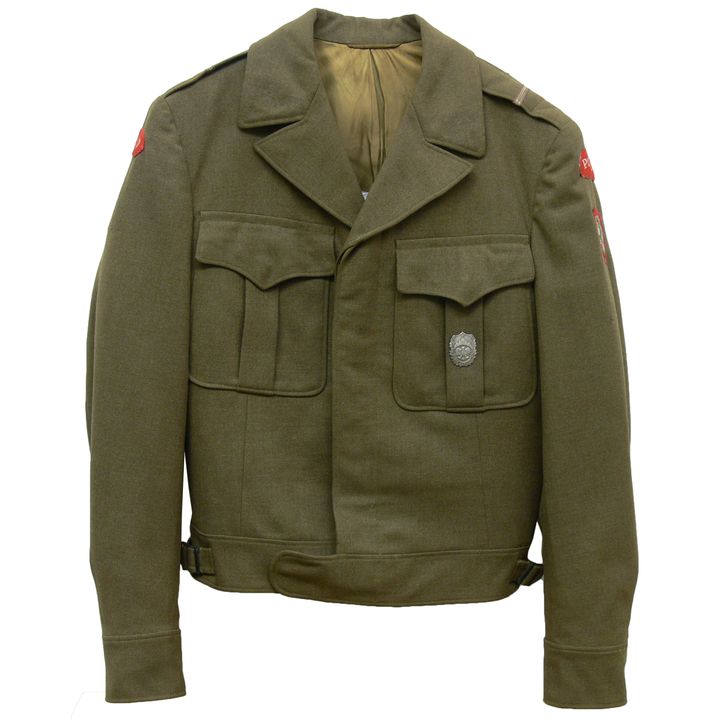 KURTKA MUNDUROWA ŻOŁNIERZA BRYGADY ŚWIĘTOKRZYSKIEJ, L. 1945–46