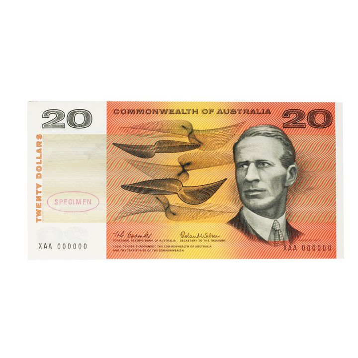 Specimen - Coombs/Wilson, Twenty Dollar, 1966 Uncirculated