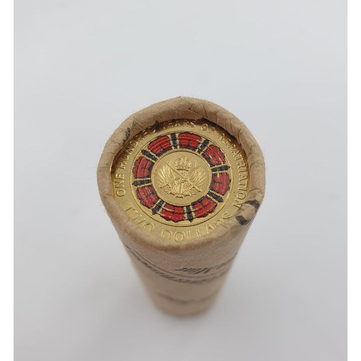 2019 Repatriation $2 Coloured Coin RAM Roll  H/T