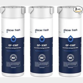 GLACIER FRESH XWF Replacement For GE XWF Water Filter Pack of 2 (Not XWFE)