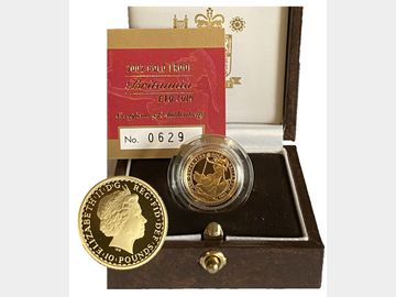 2002 TEN POUND GOLD PROOF BRITANNIA