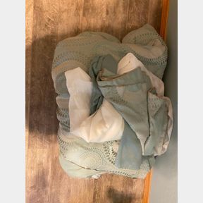 Pair of Queen comforters, shams and pillow cases