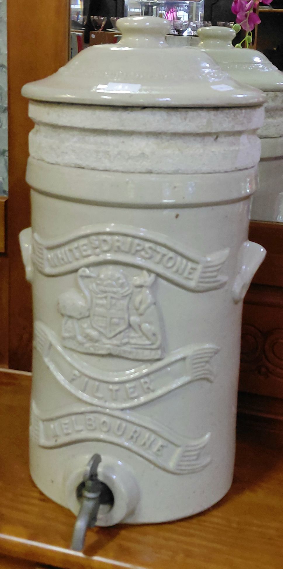 41 · 19TH C. WATER FILTER