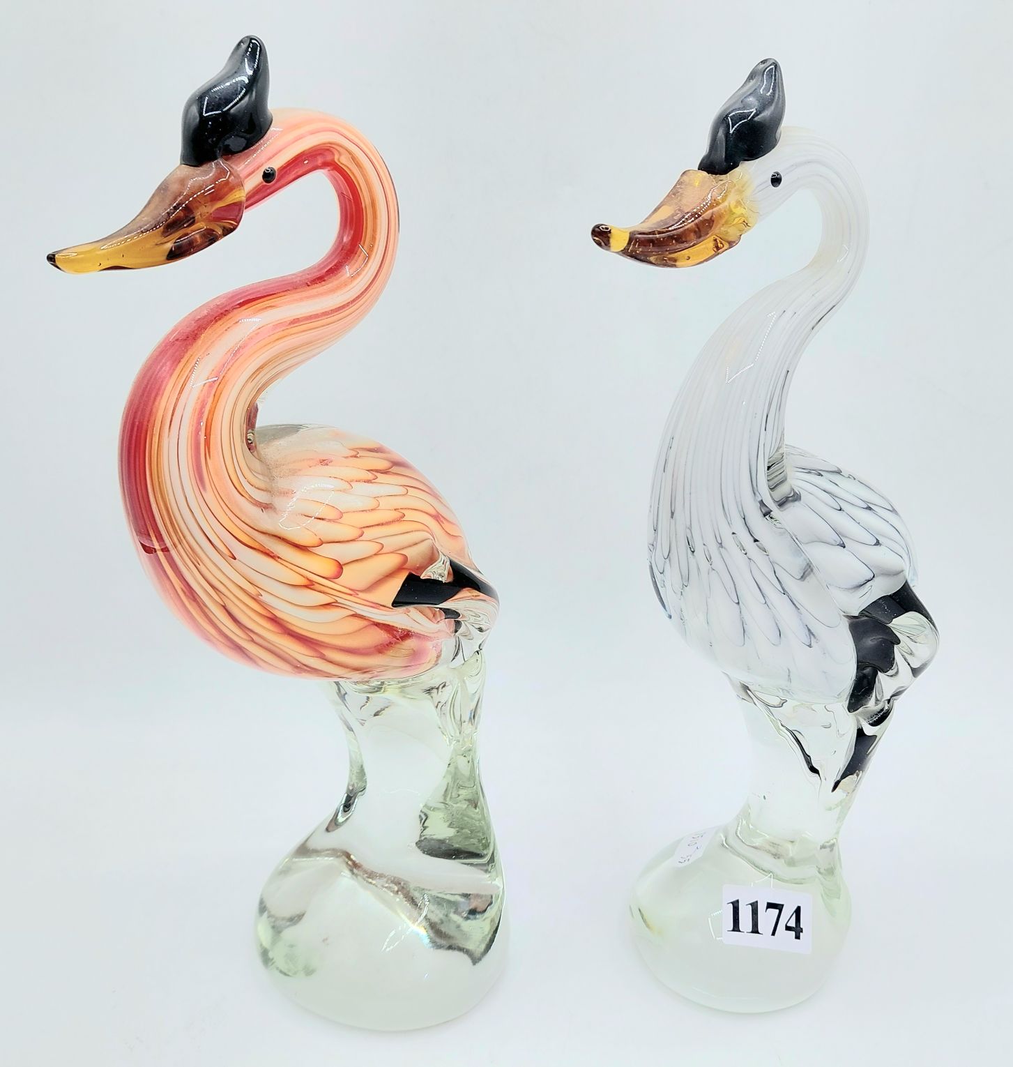 Two Murano Birds