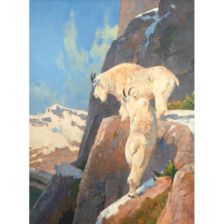 The Solace of the Cliffs by Bob Kuhn (1920-2007)