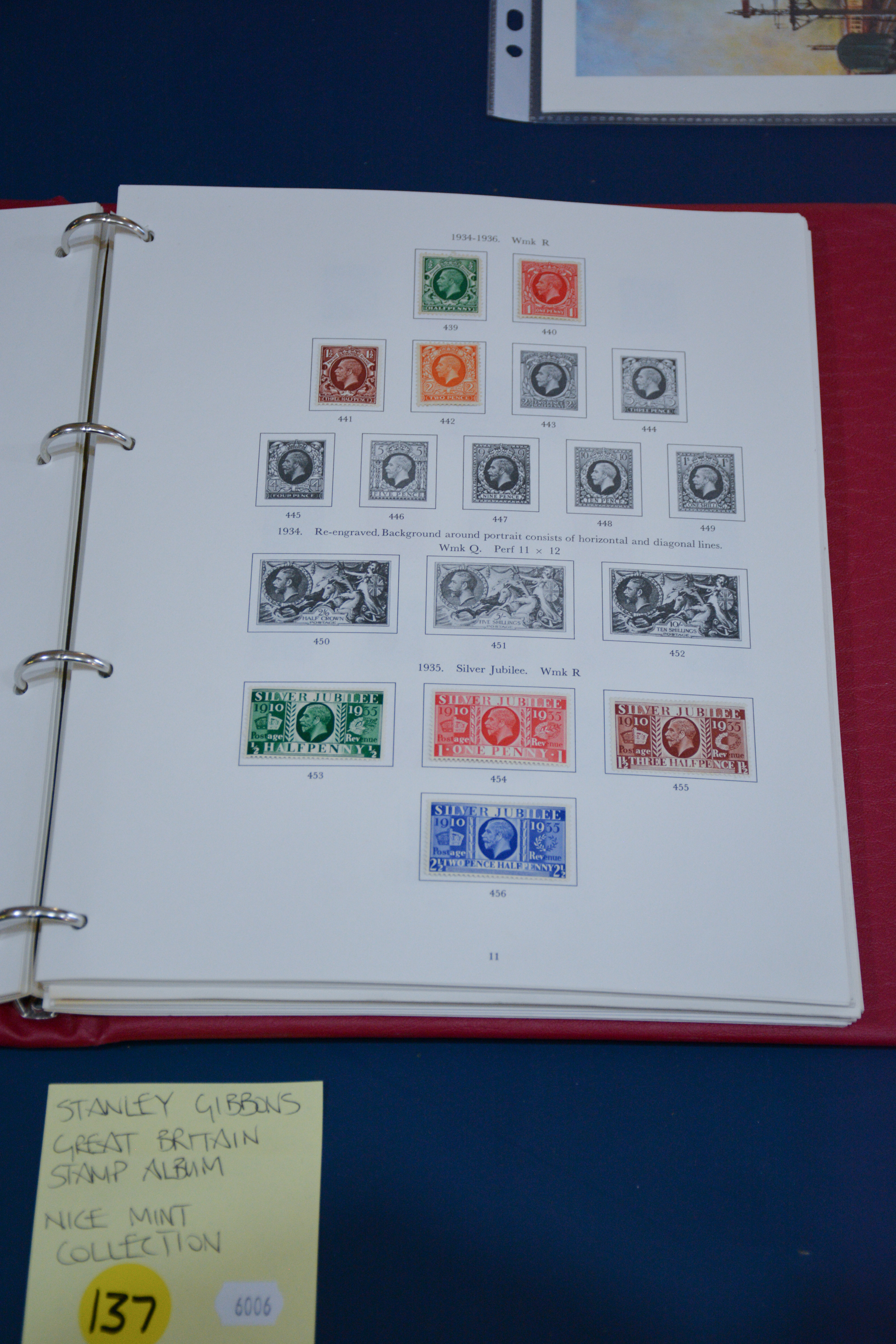 Stanley Gibbons GB Stamp Album - Nice Mint — sold at auction in New Zealand for $30