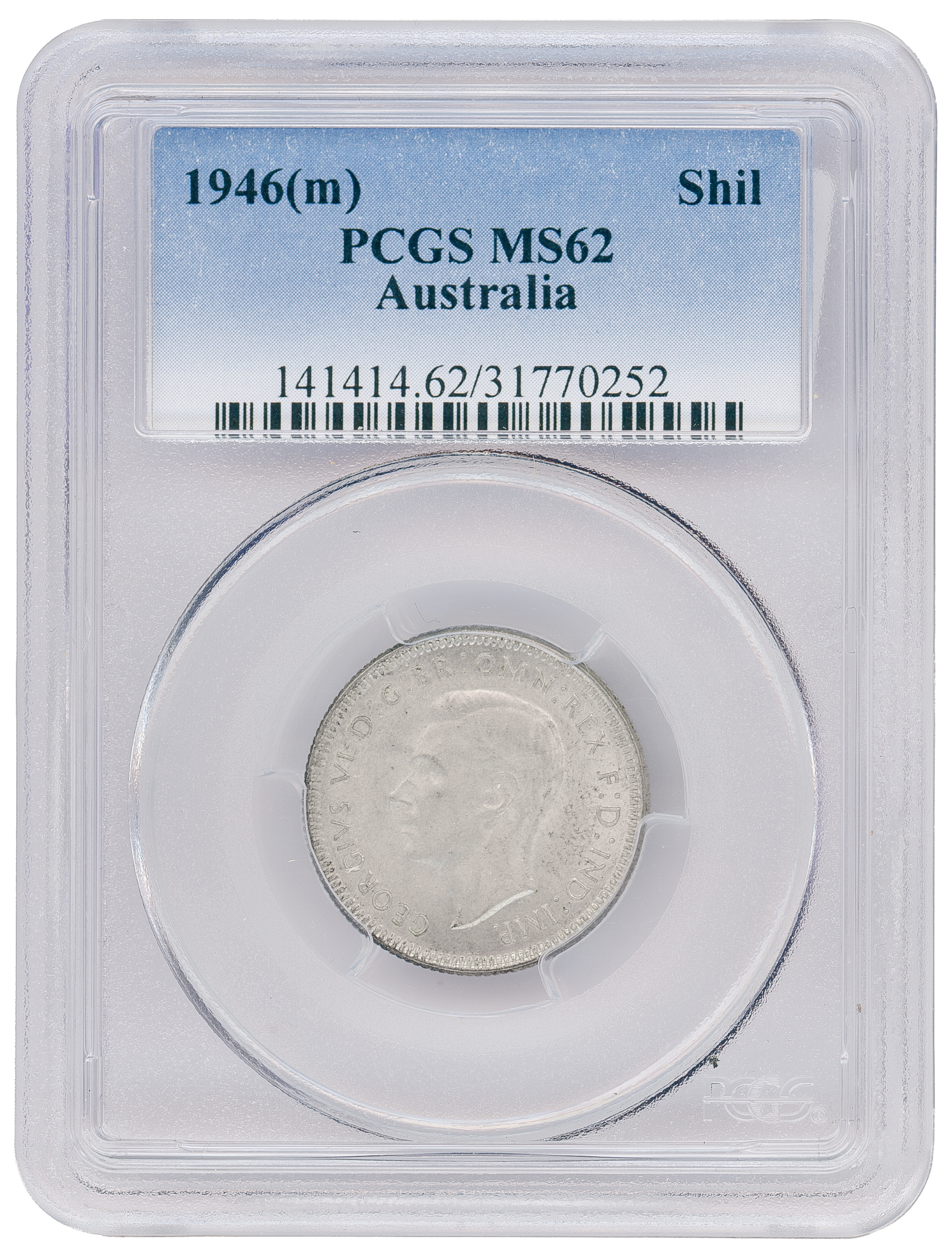 157 · Shilling, 1946(m), PCGS MS62