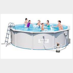 Bestway Hydrium Poseidon 4.60m x 1.20m Pool Set - with SandFilter --51459/617 B2 (S6)B D