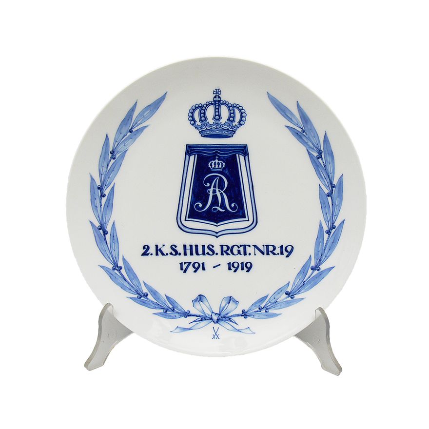 TALERZ PAMIĄTKOWY REGIMENTOWY, MIŚNIA, L. 1924-1934