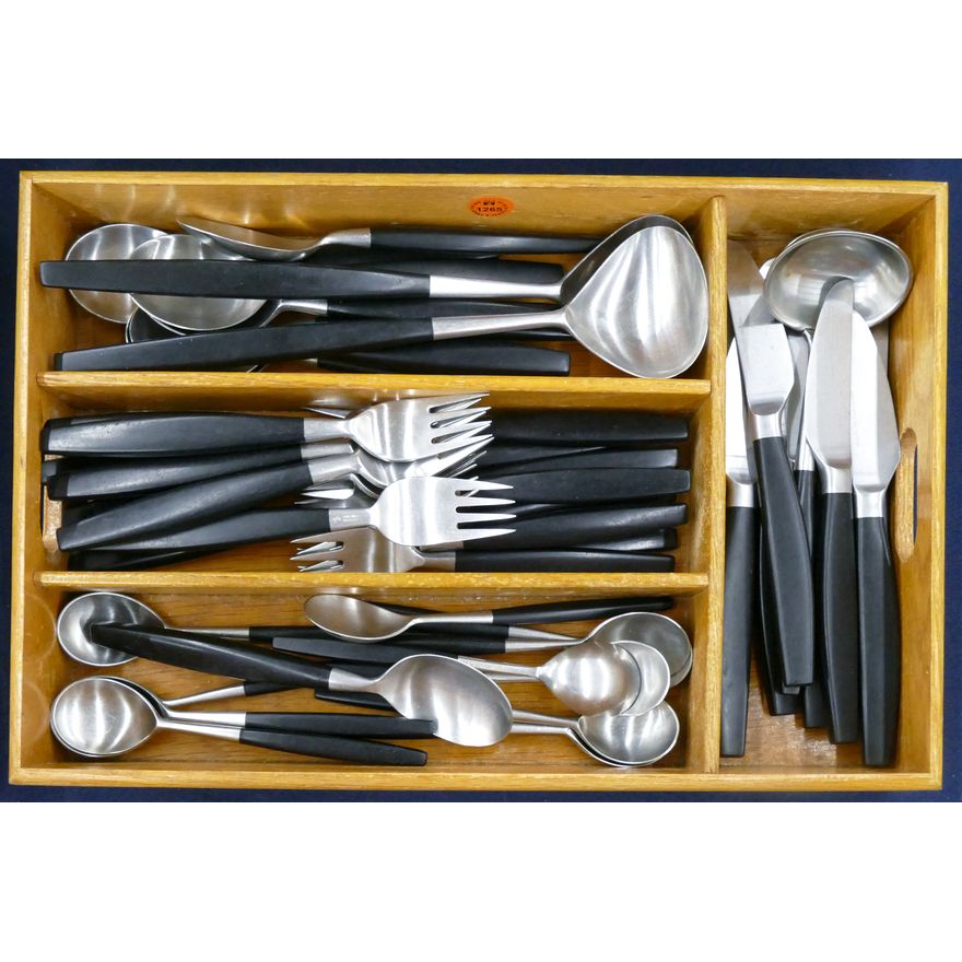 Set Hackman 48pc Mid Century Flatware