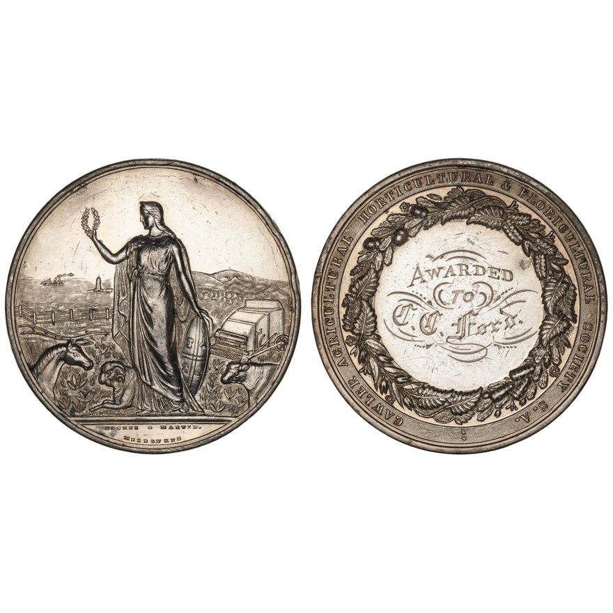 Agricultural Medal, 1883,  EF
