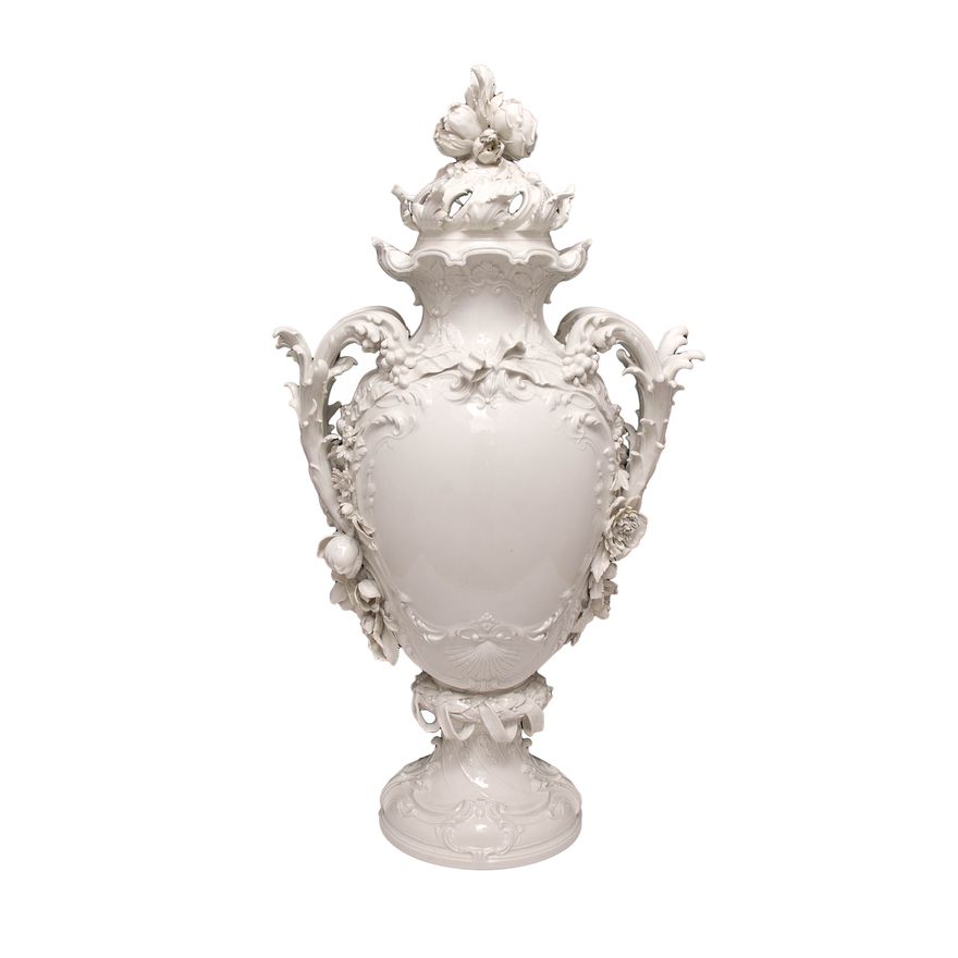 Waza potpourri, Królewska Manufaktura Porcelany, Berlin, 2 poł. XIX w