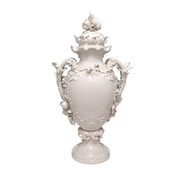 Waza potpourri, Królewska Manufaktura Porcelany, Berlin, 2 poł. XIX w