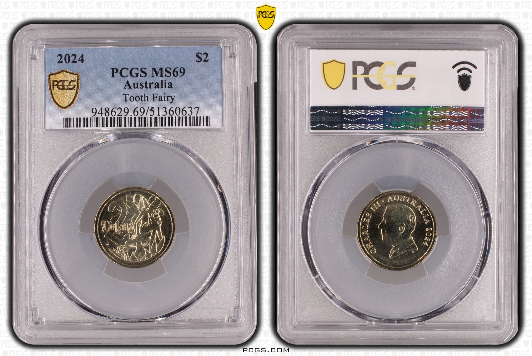 Tooth Fairy, Two Dollar, 2024, PCGS MS69