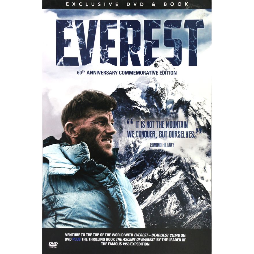 EVEREST [DVD & Book. [Signed], Everest, 60th Anniversary Commemorative Edition.