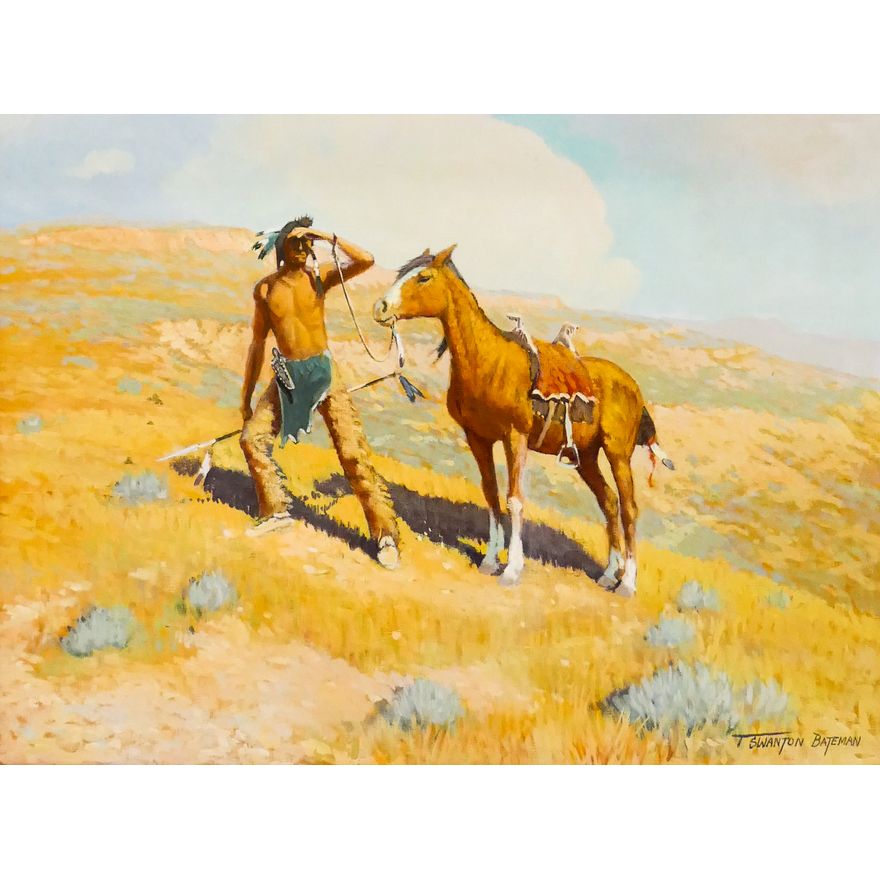 T. Swanton Bateman (b.1942 Montana) ''Distant Dust''