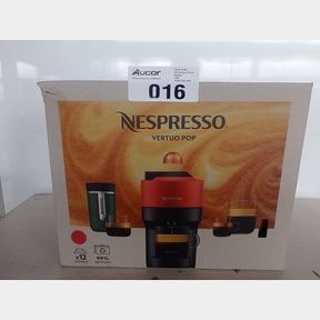 NESPRESSO VERTUO POP COFFEE MACHINE - SPICY RED -