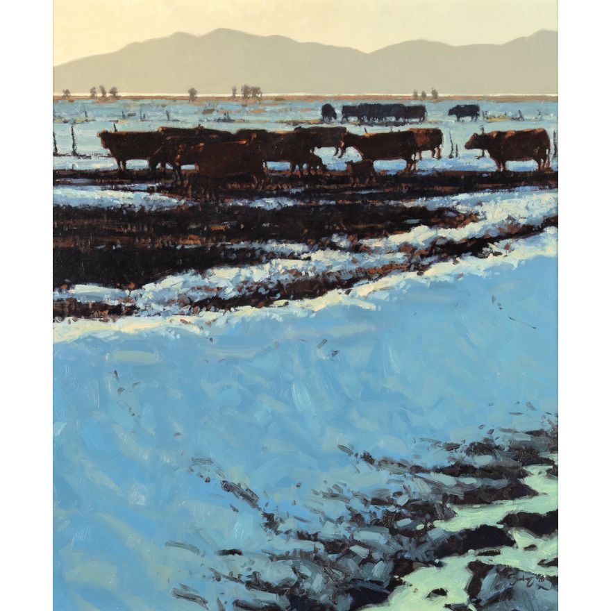 Jared Sanders (1970- ): Winter Pastures, 1998