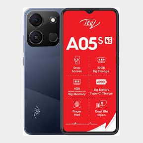 Itel A05s 32GB Dual Sim Black(NL) Vodacom Sim Card Pack |