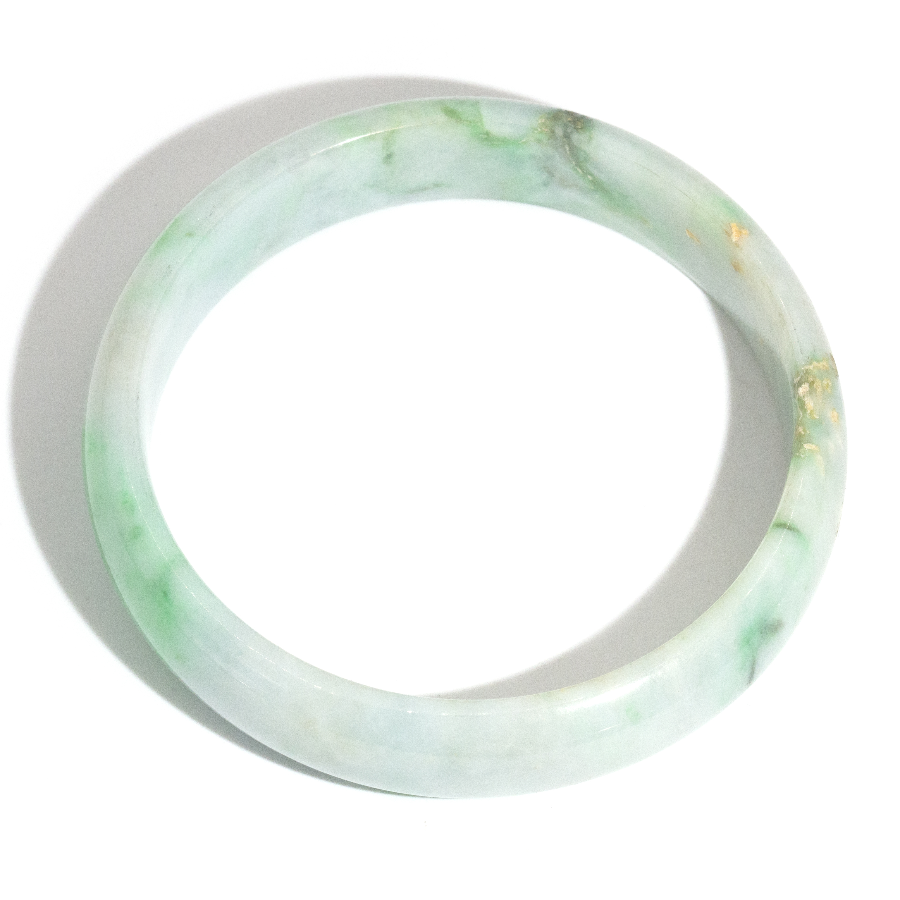 2679 · Wide Burmese Jade Bangle