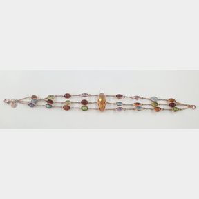 9CT YELLOW GOLD TUTI FRUITI BRACELET 10.6GRAMS - 51929/12860