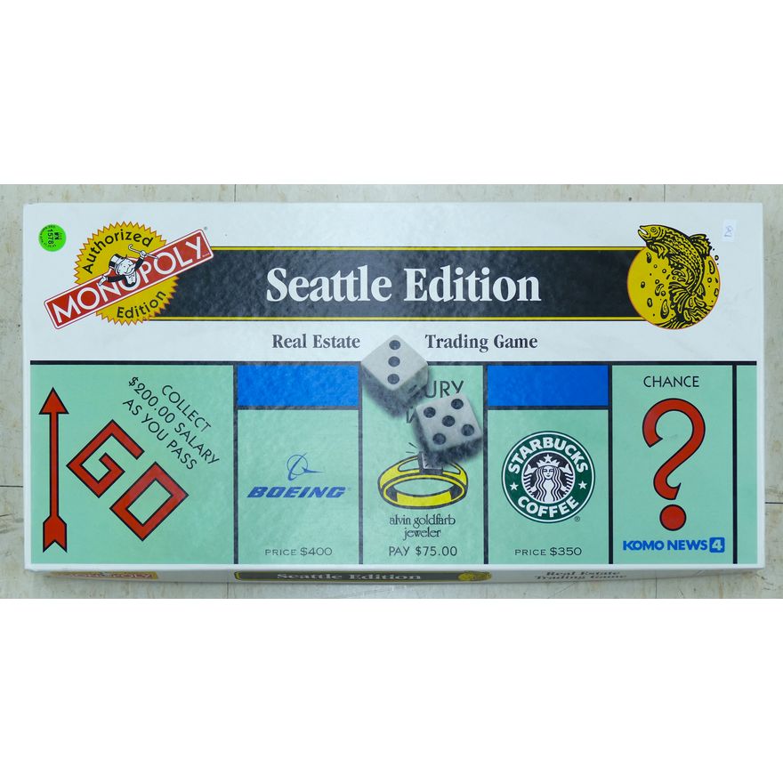 Monopoly Seattle Edition Board Game