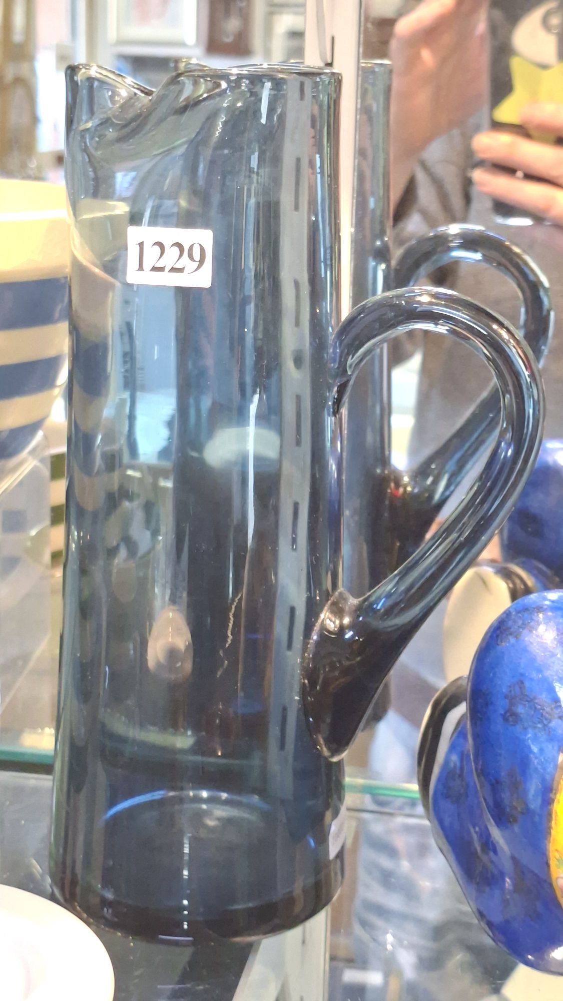 Scandinvian Glass Water Jug