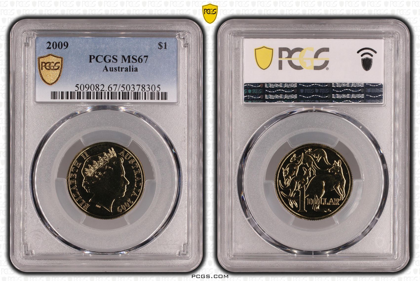 One Dollar, 2009, PCGS MS67