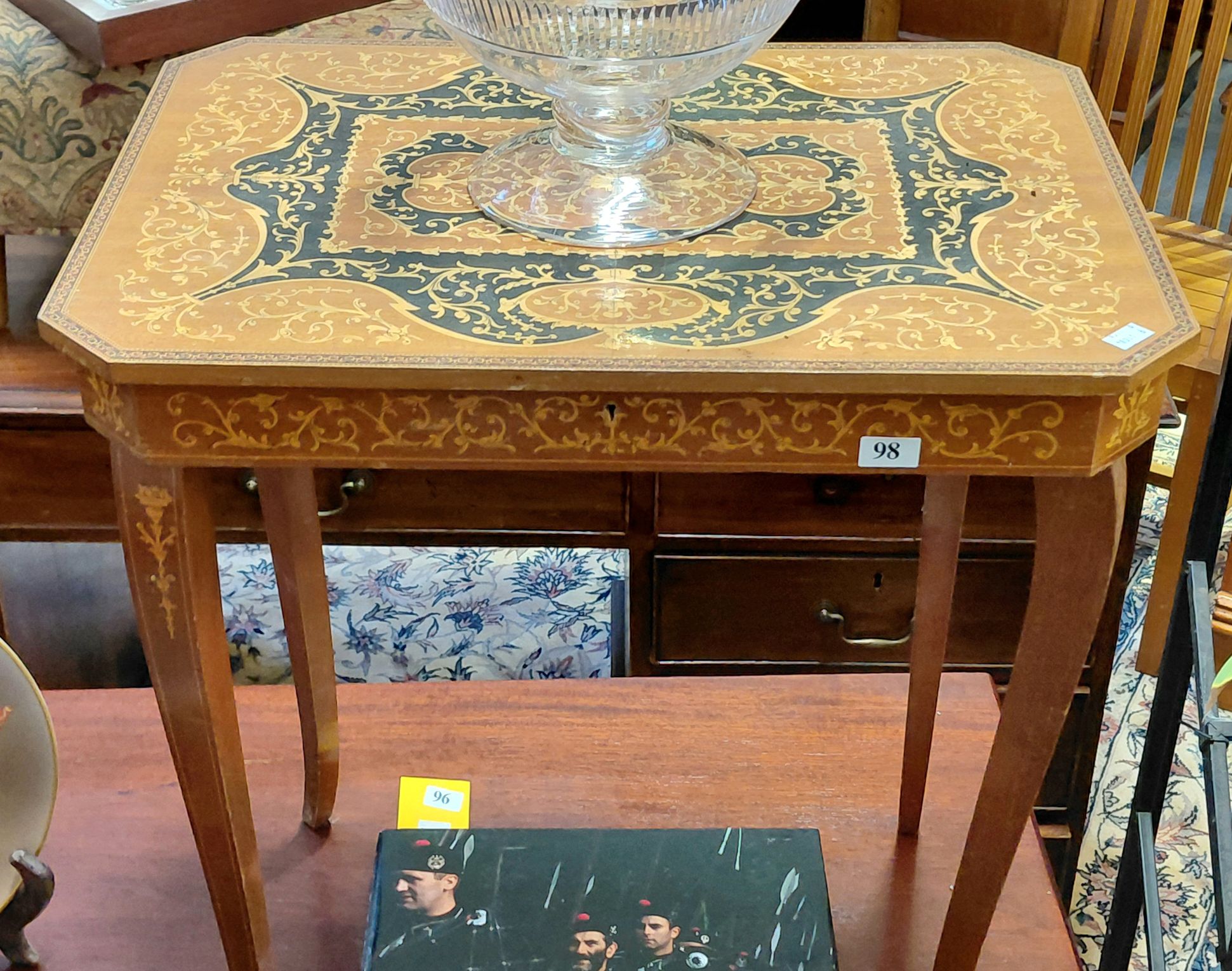 98 · MUSICAL MARQUETRY TABLE