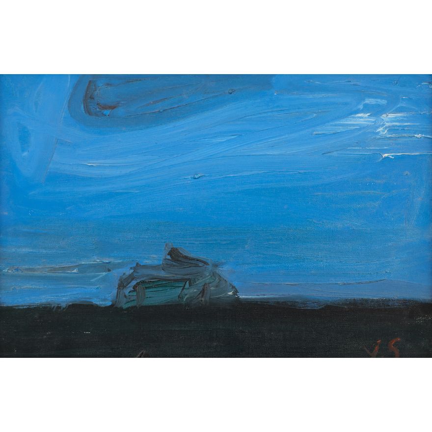 Jay Steensma ''Untitled'' (Blue Sky) 1990's Oil