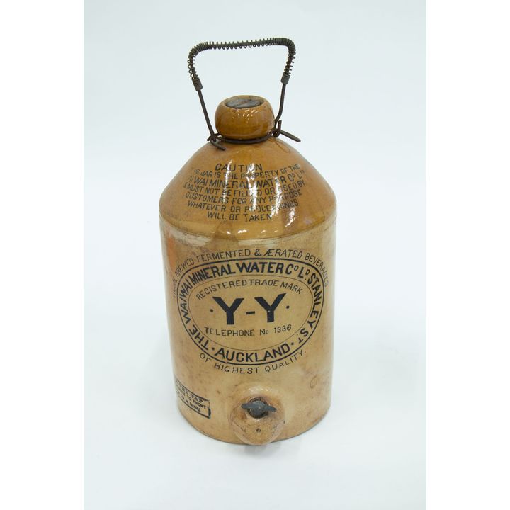 WaiWai Mineral Water Co. - Two-gallon stoneware jar