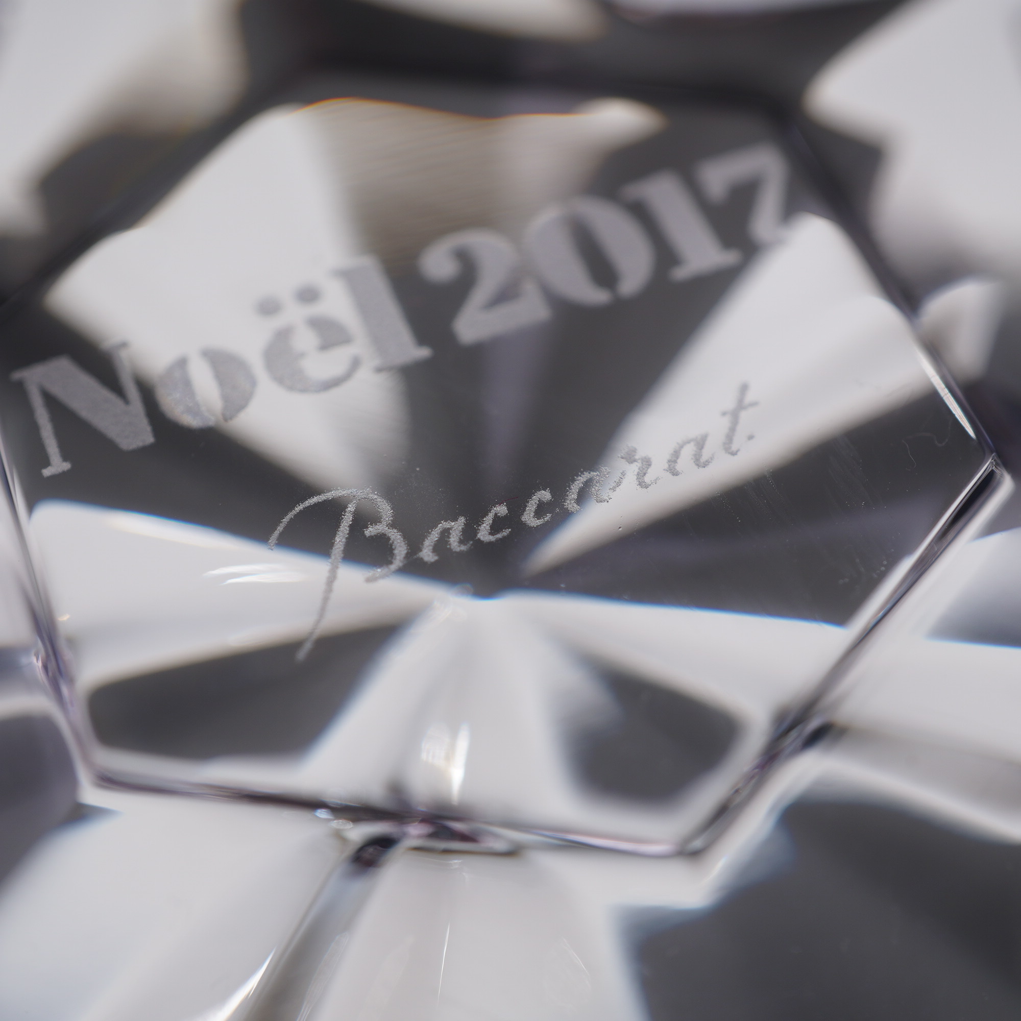 Baccarat Noel 2017 Crystal Snowflake Ornament | Lion and Unicorn