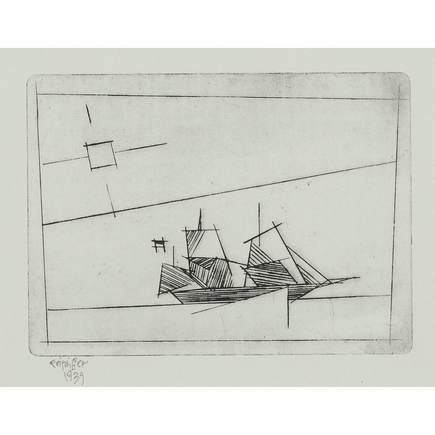 Lyonel Feininger | Żaglowiec, 1939