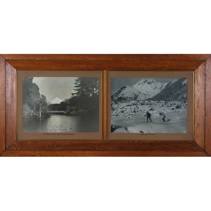 PHOTOGRAPHER UNKNOWN, Large framed full plate photographs
