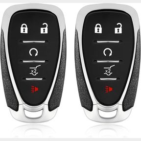 2 Keylessbest Replacement for 2021 2022 2023 2024 Chevrolet Key Fob Control HYQ4ES 5 Buttons 433MHz