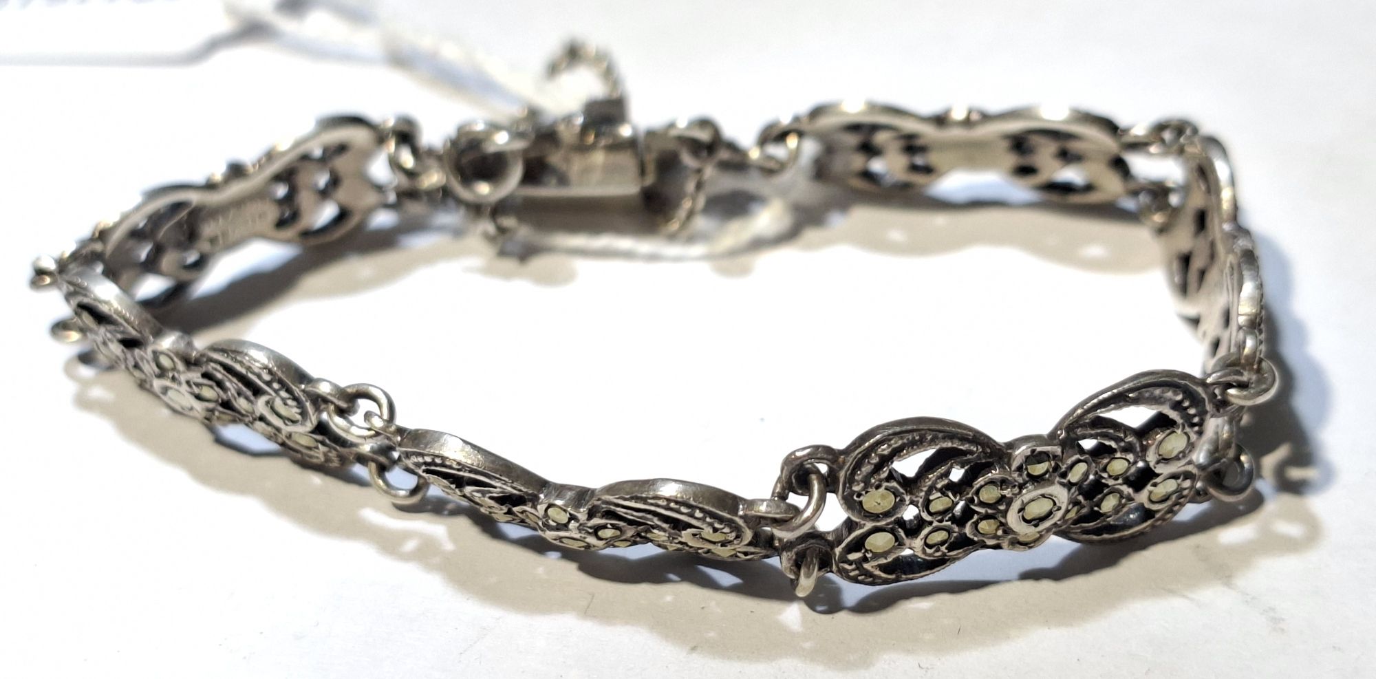 Silver Marcasite Pretty Bracelet