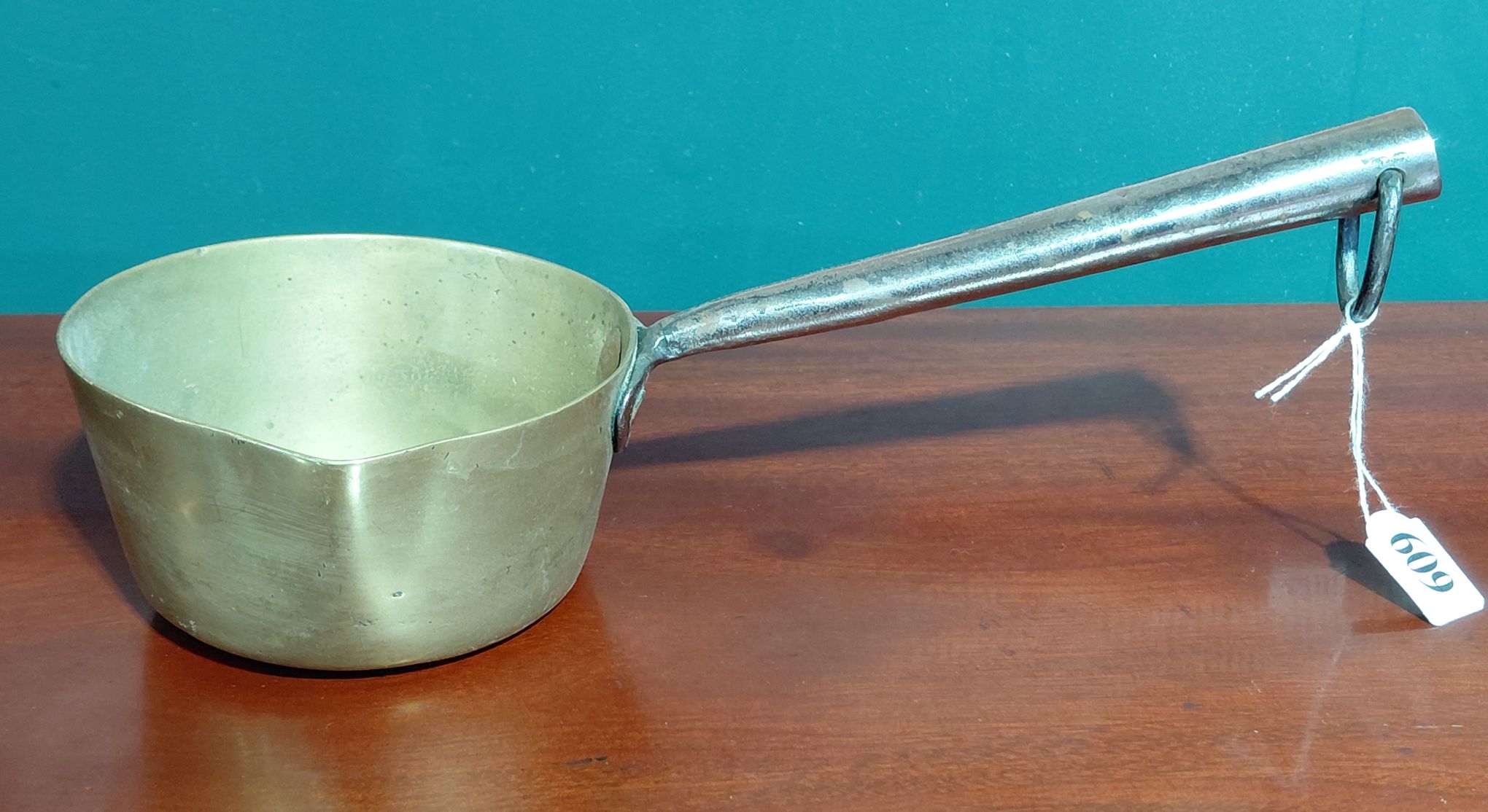 An Antique Brass Milk Pan