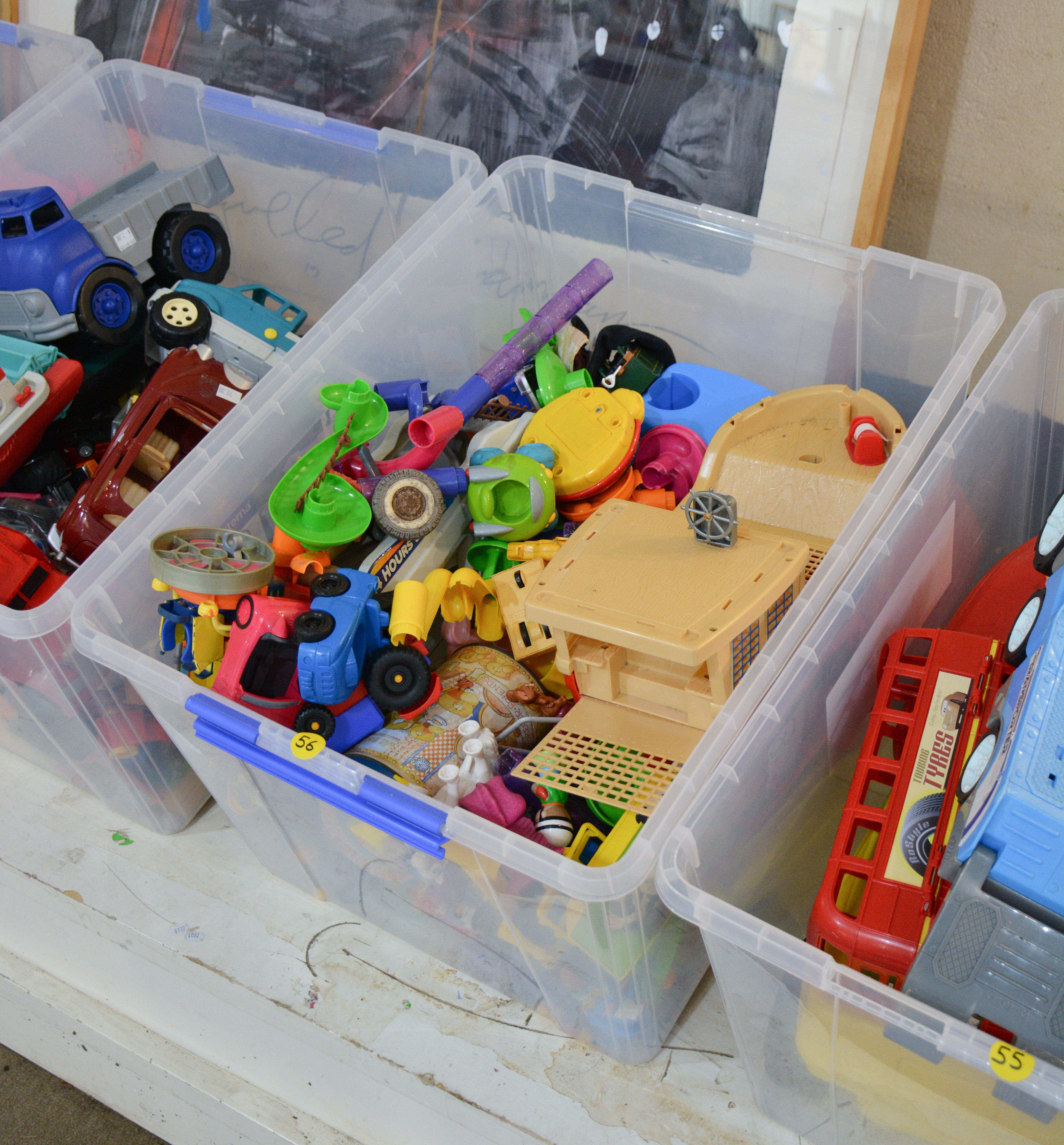 Collection of Toys in Box — sold at auction in New Zealand for $10