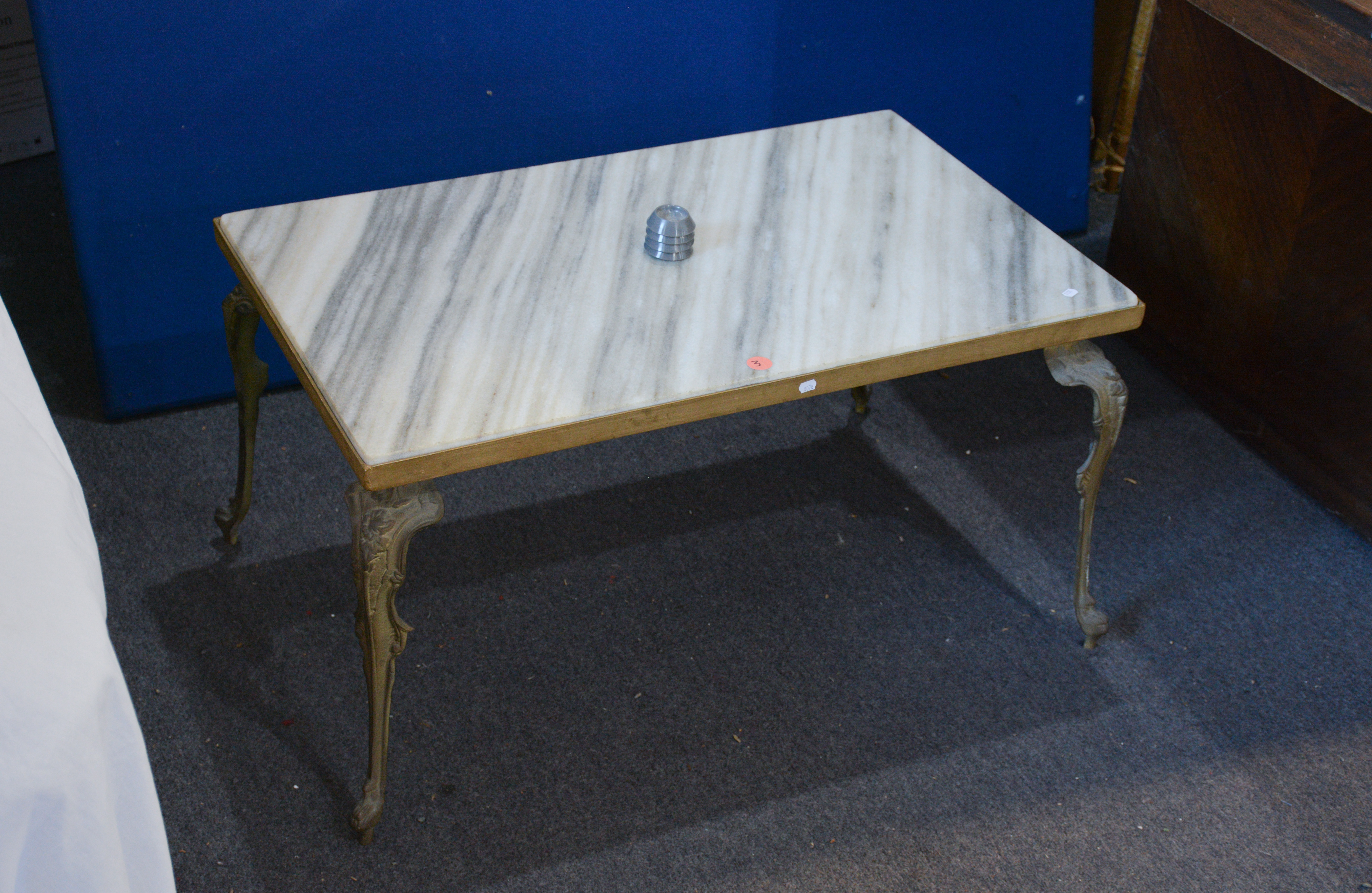 Coffee Table Takaka Marble Removable Top — NZ auction result