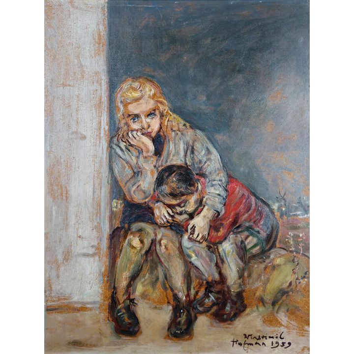 Wlastimil Hofman | Dwoje dzieci, 1959 r.