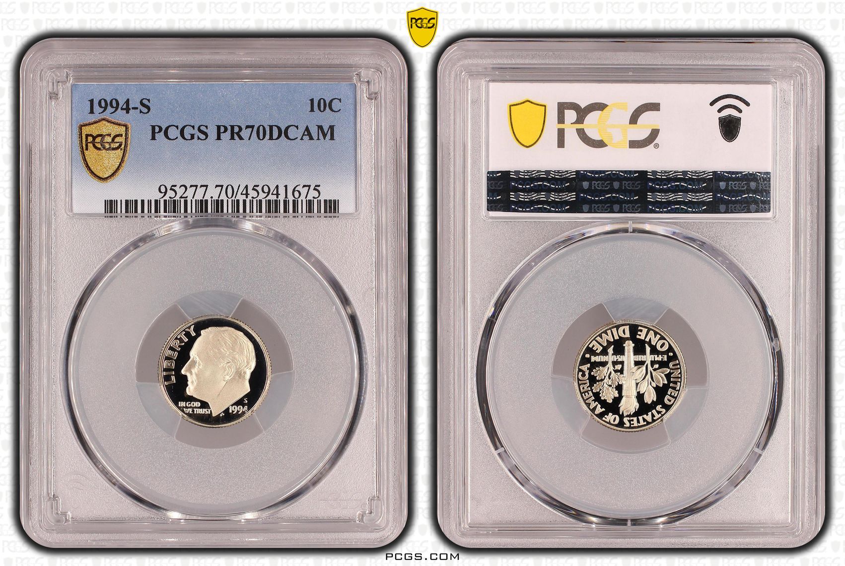 The United States of America, Ten Cent, 1994-S, PCGS PR70DCAM