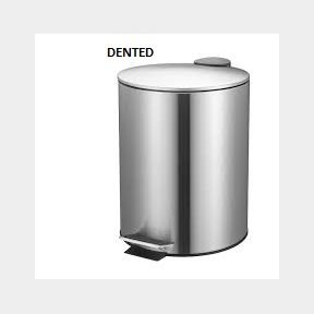 5 Litre Soft-Close Pedal Bin - Steel - Indoor Waste Bin (DENTED) | CS 51663/7230 B9 (S1)