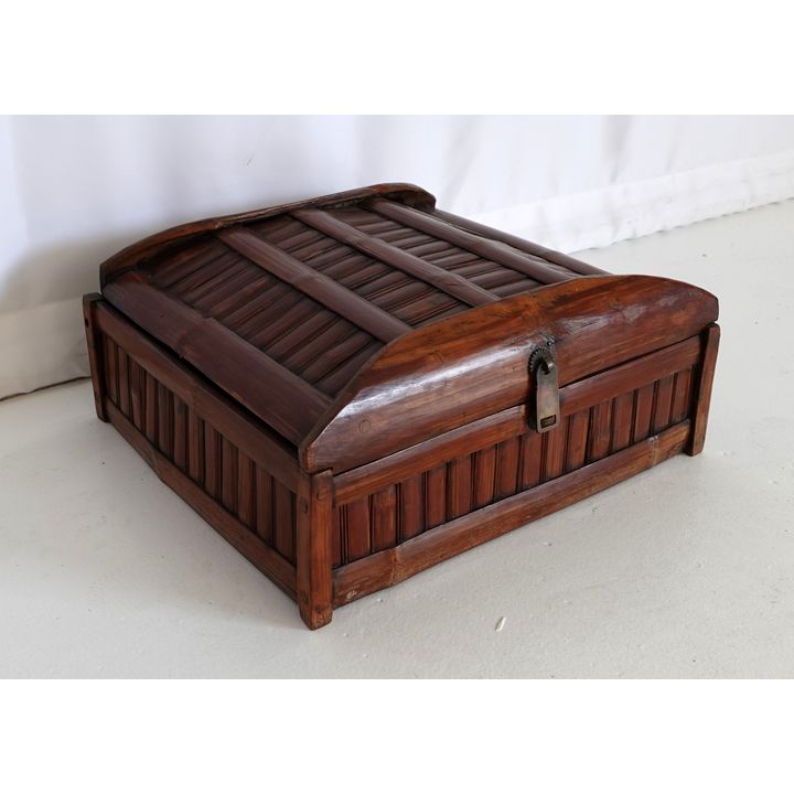 CHINESE WICKER TABLE TOP BOX