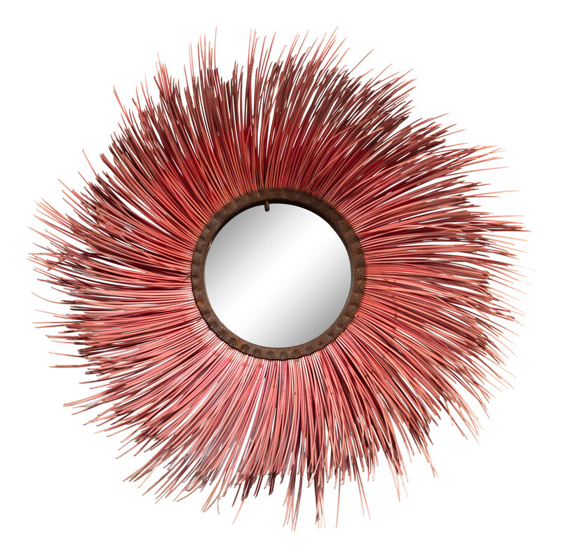 A Contemporary Faux Quill Mirror