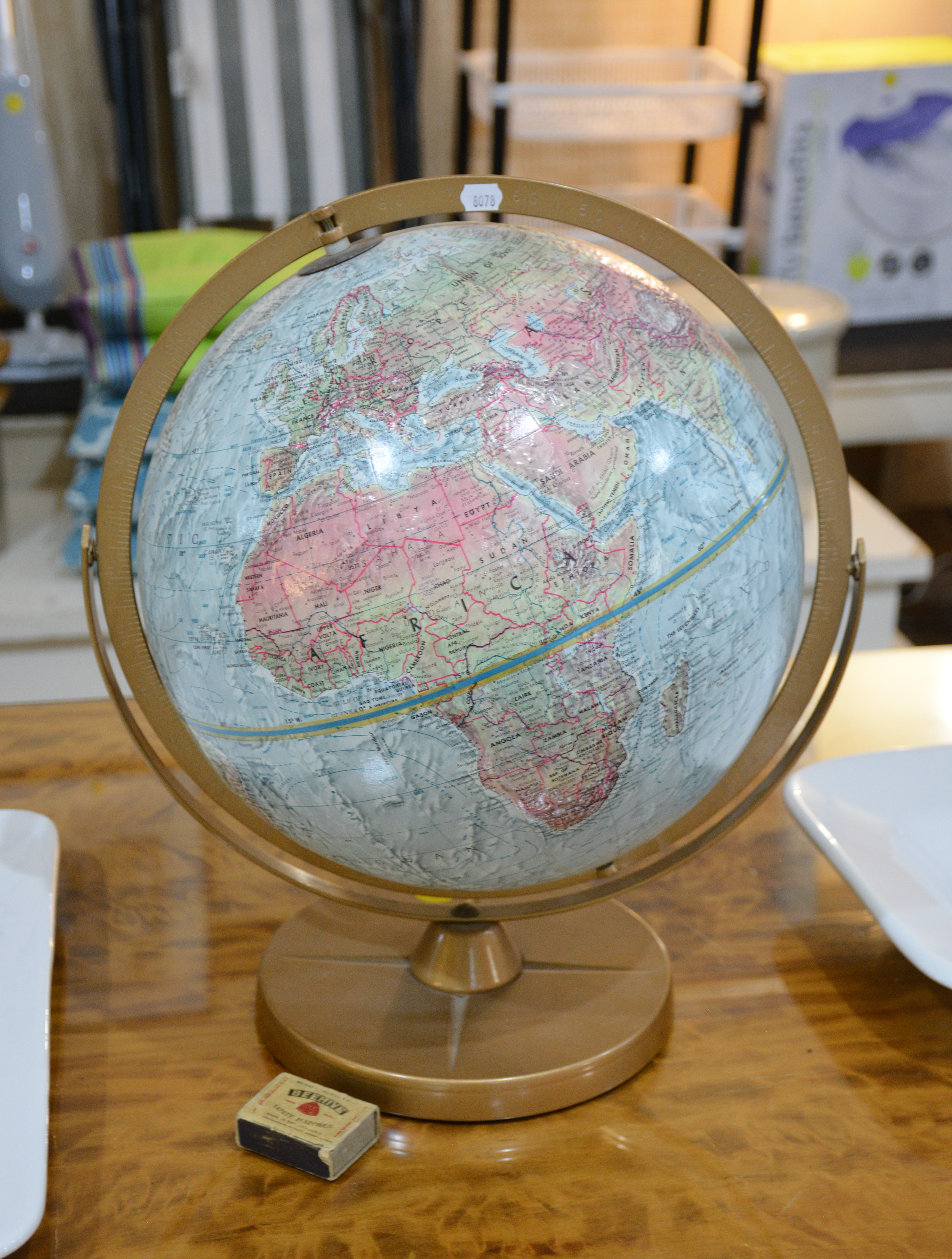 World Globe on Stand — NZ auction result