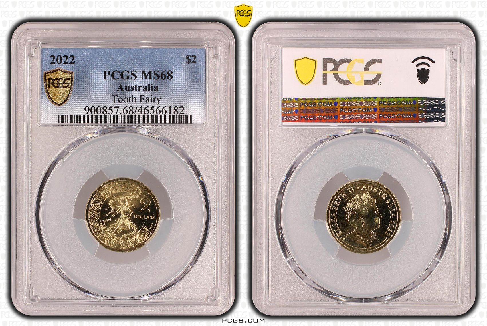 Tooth Fairy, Two Dollar, 2022, PCGS MS68