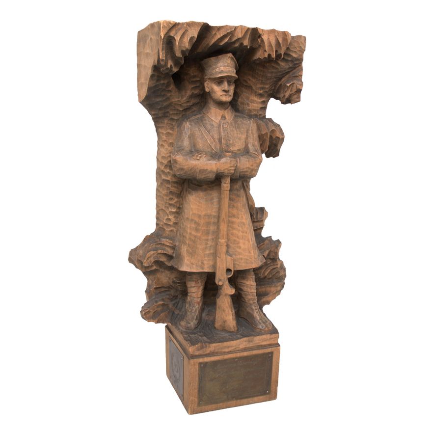 Figura żołnierza na warcie, Kalisz, 1938 r.