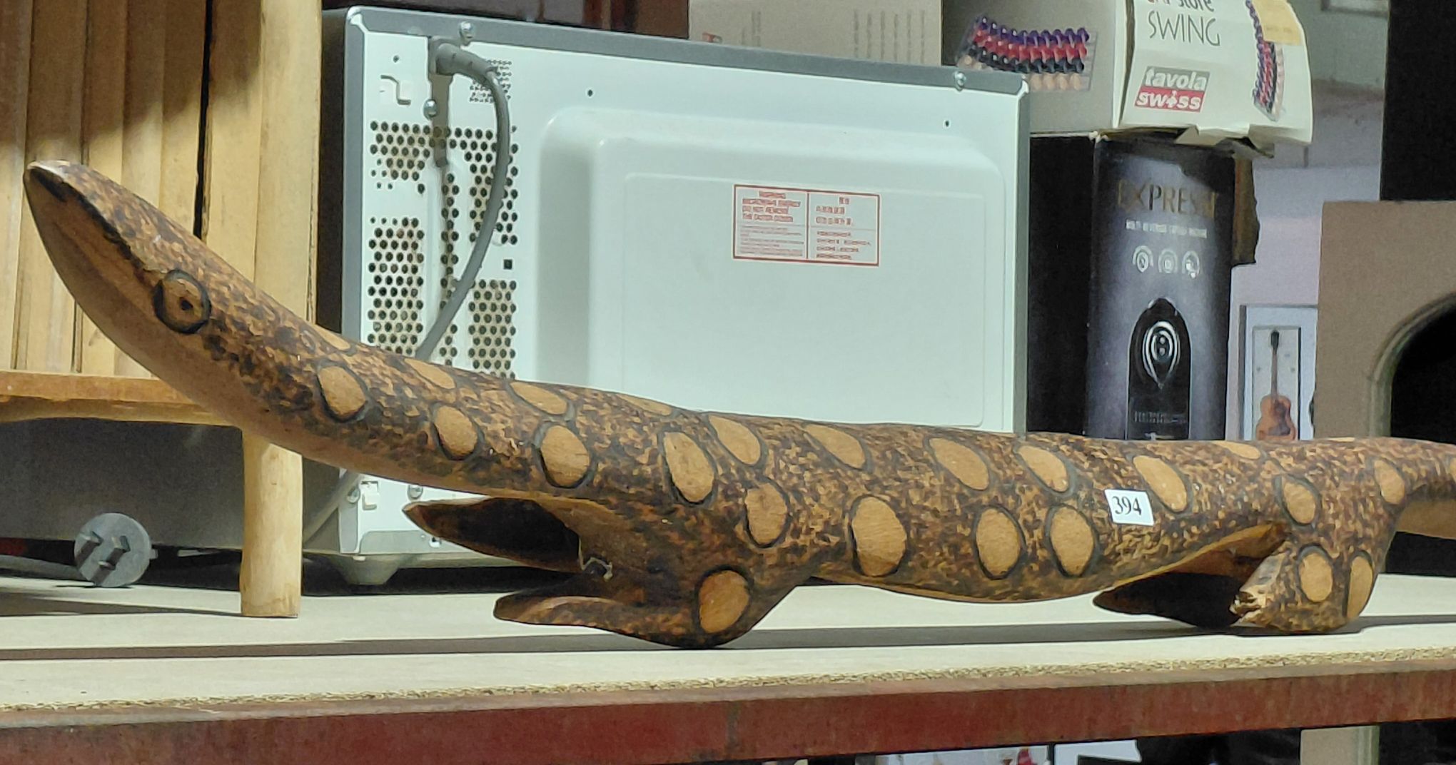 394 · INDIGENOUS CARVED GOANNA